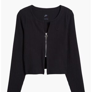 Nike Sportswear Chill Knit Rib Zip Cardigan size XL
Black